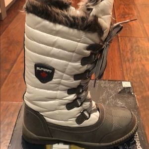 Superfit Rhoda Weather Boots charcoal/white sz:10
